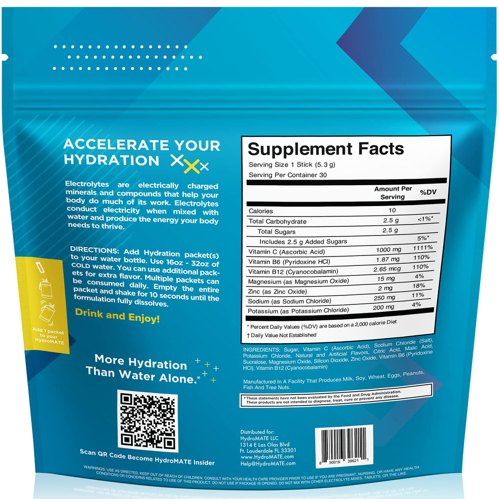 NatureWorks HydroMATE USA-made formula supports consistent hydration on the go.