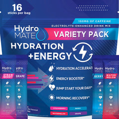 NatureWorks HydroMATE Watermelon packets for fast hydration with refreshing flavor.