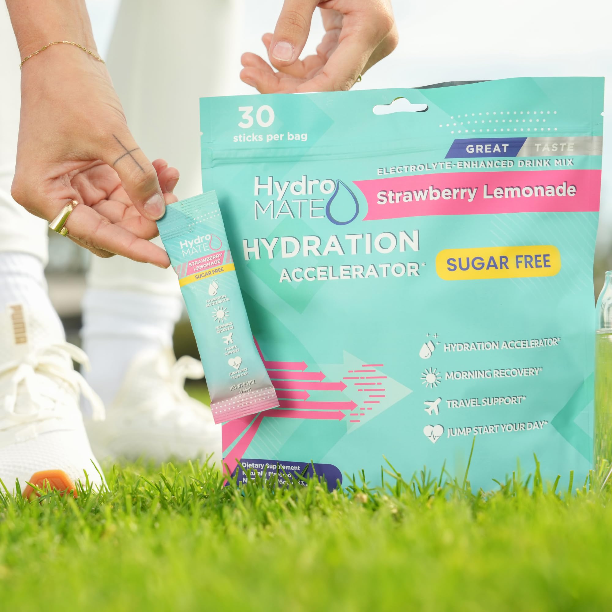 NatureWorks vegan keto-friendly formula shown with clean ingredients and zero sugar.
