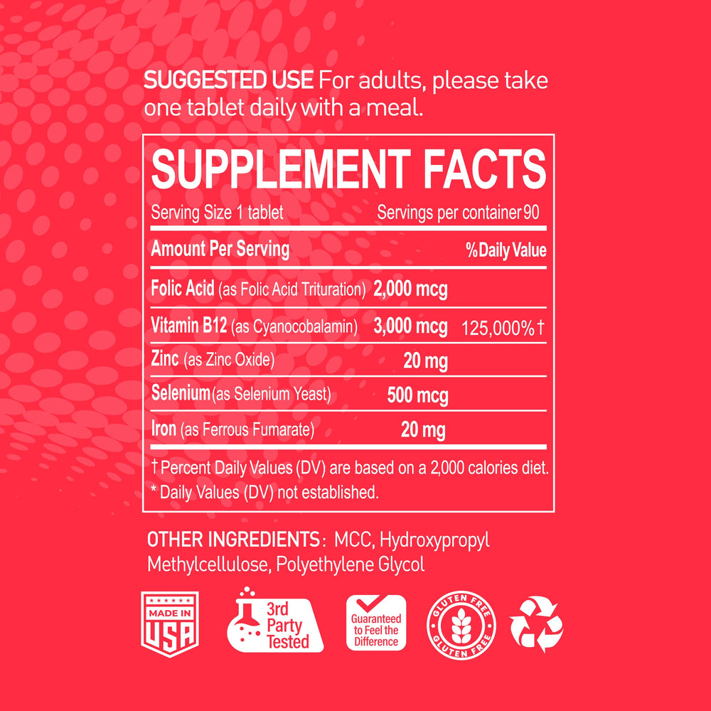 NATURION Mega Blood Booster daily-use visual with glass of water nearby