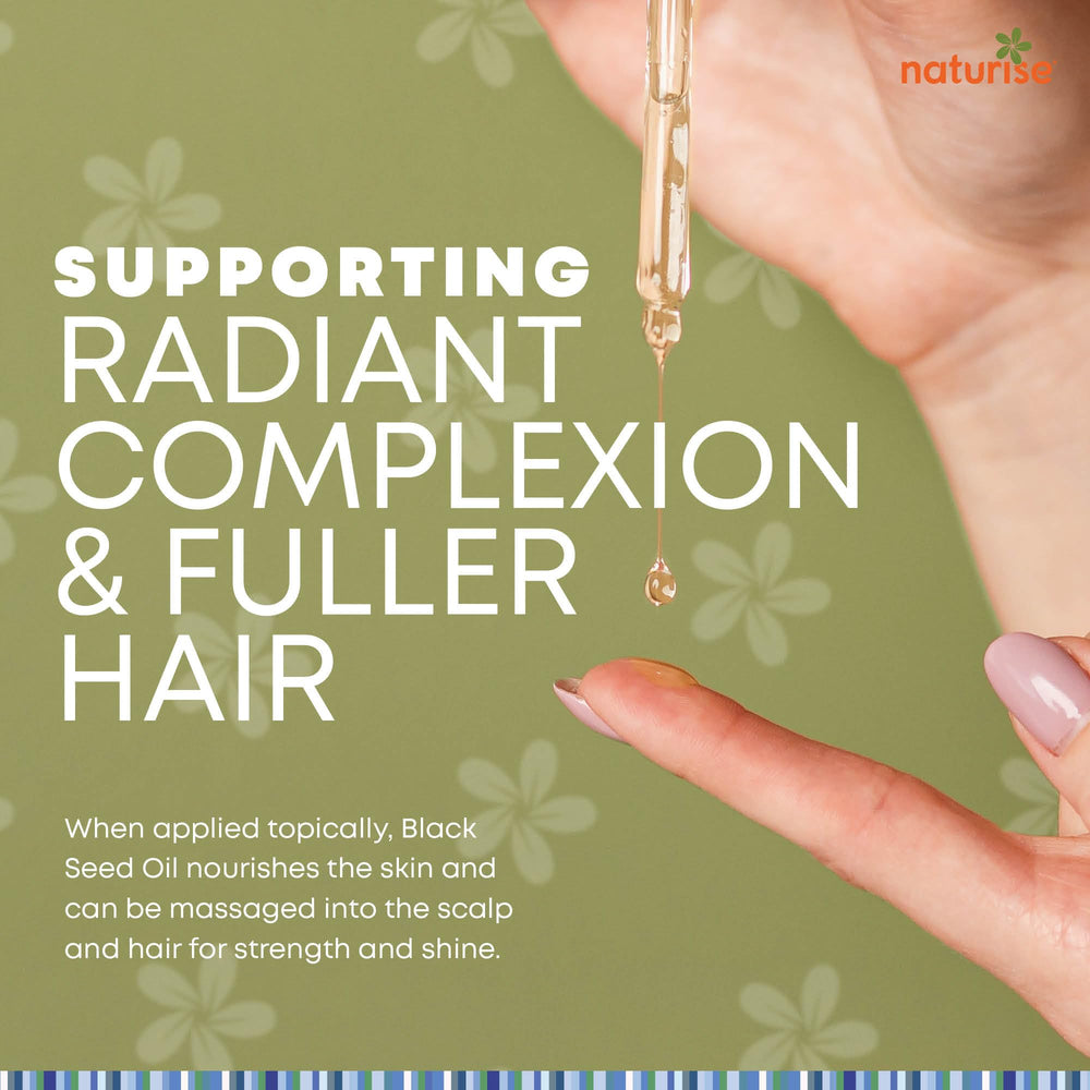 Naturise oil drops in dish for skincare ritual.