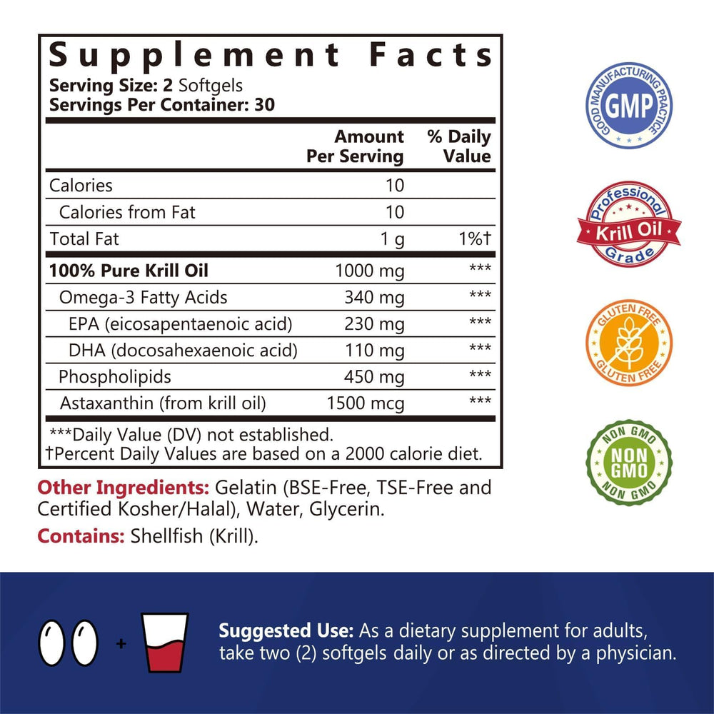 NatureMyst Krill Oil softgels close-up showing small, easy-to-swallow capsules.