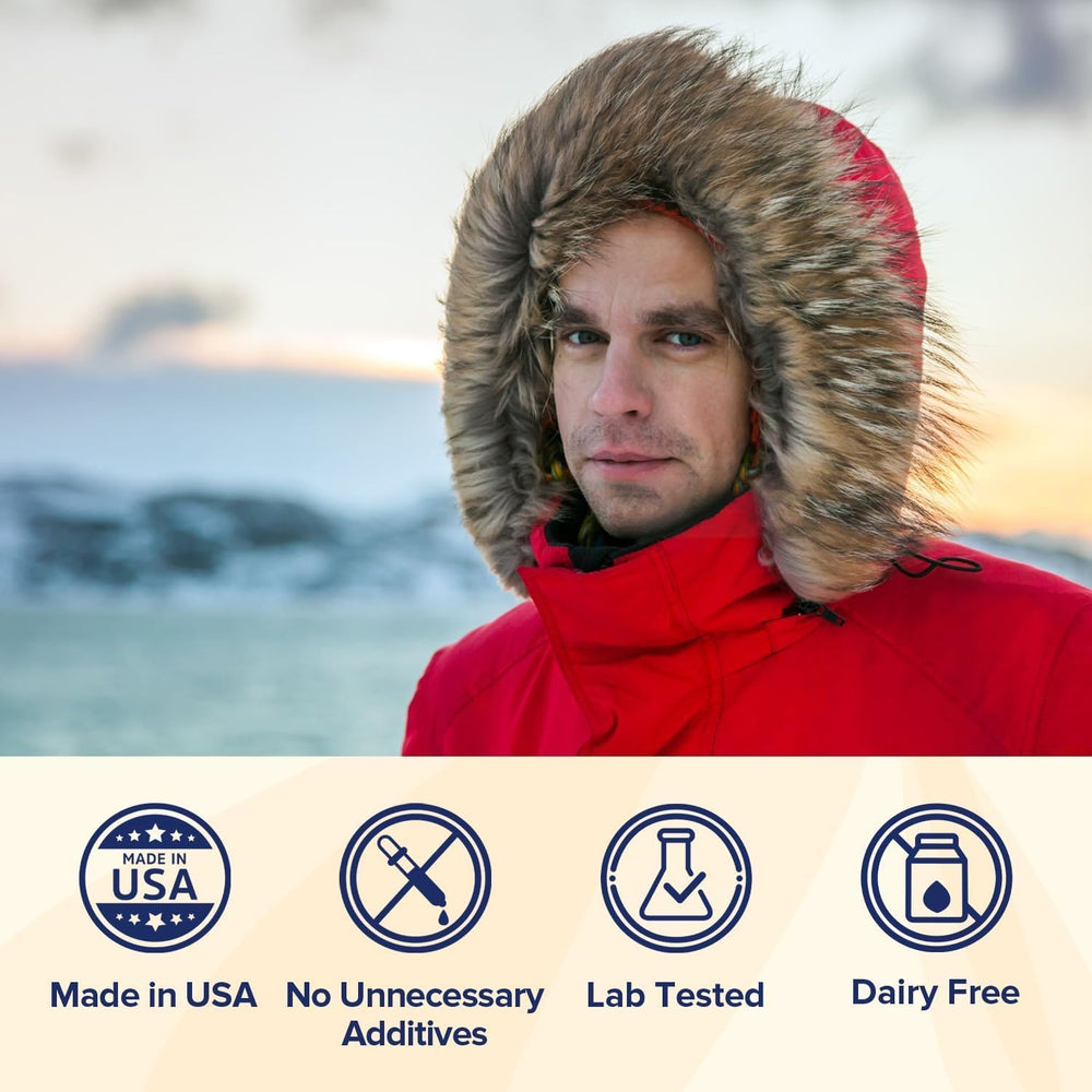 NatureMyst wild-caught krill from deep ocean sources.