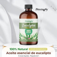 Naturopathy Eucalyptus Oil in a UV protected glass bottle
