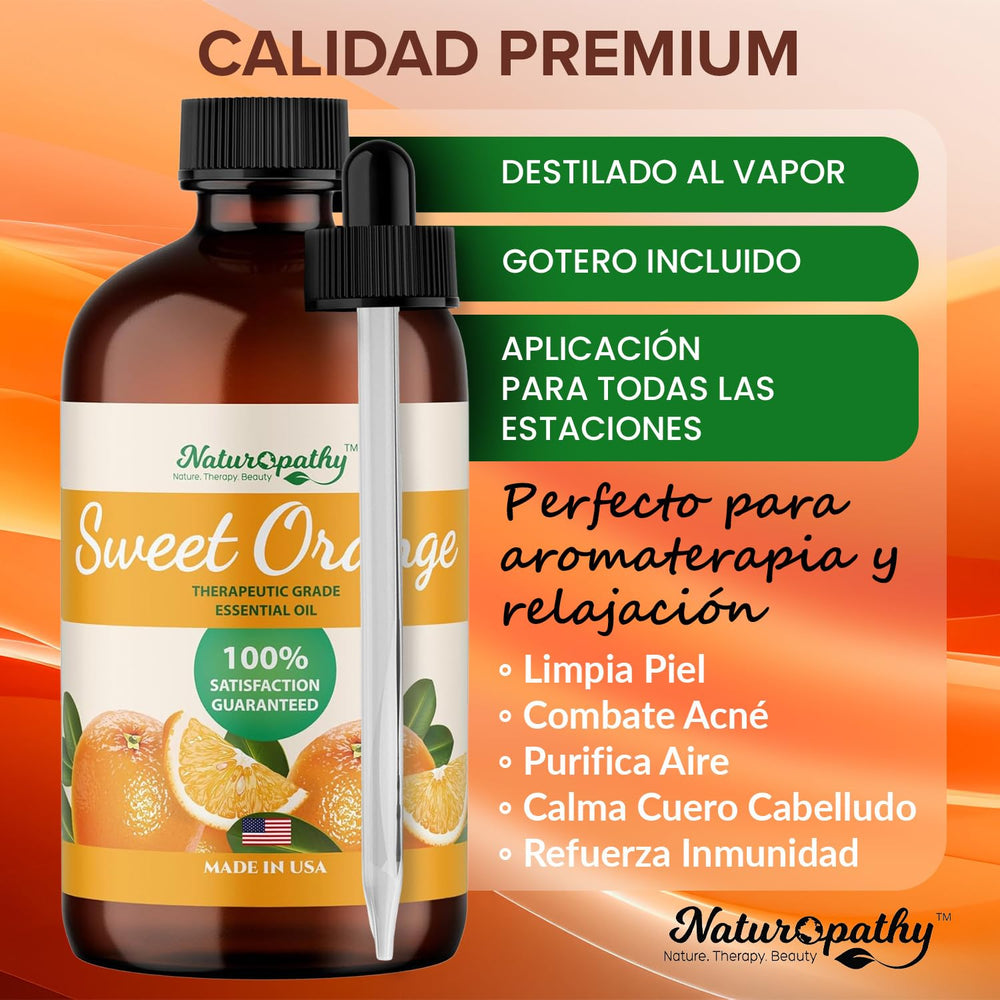 Diffuser setup with NATUROPATHY Sweet Orange Oil ready to diffuse