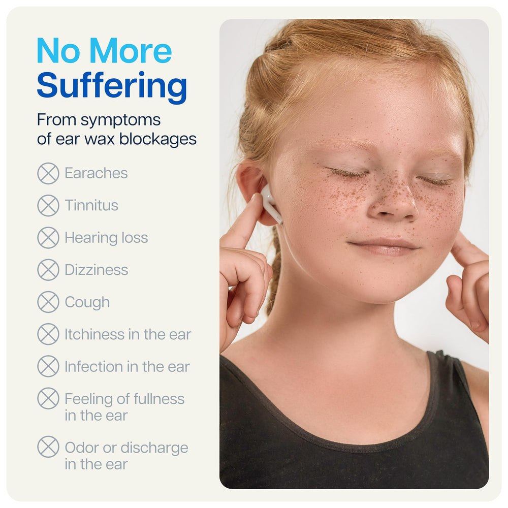 NAVEH PHARMA CleanEars Baby adjustable spray head in action.