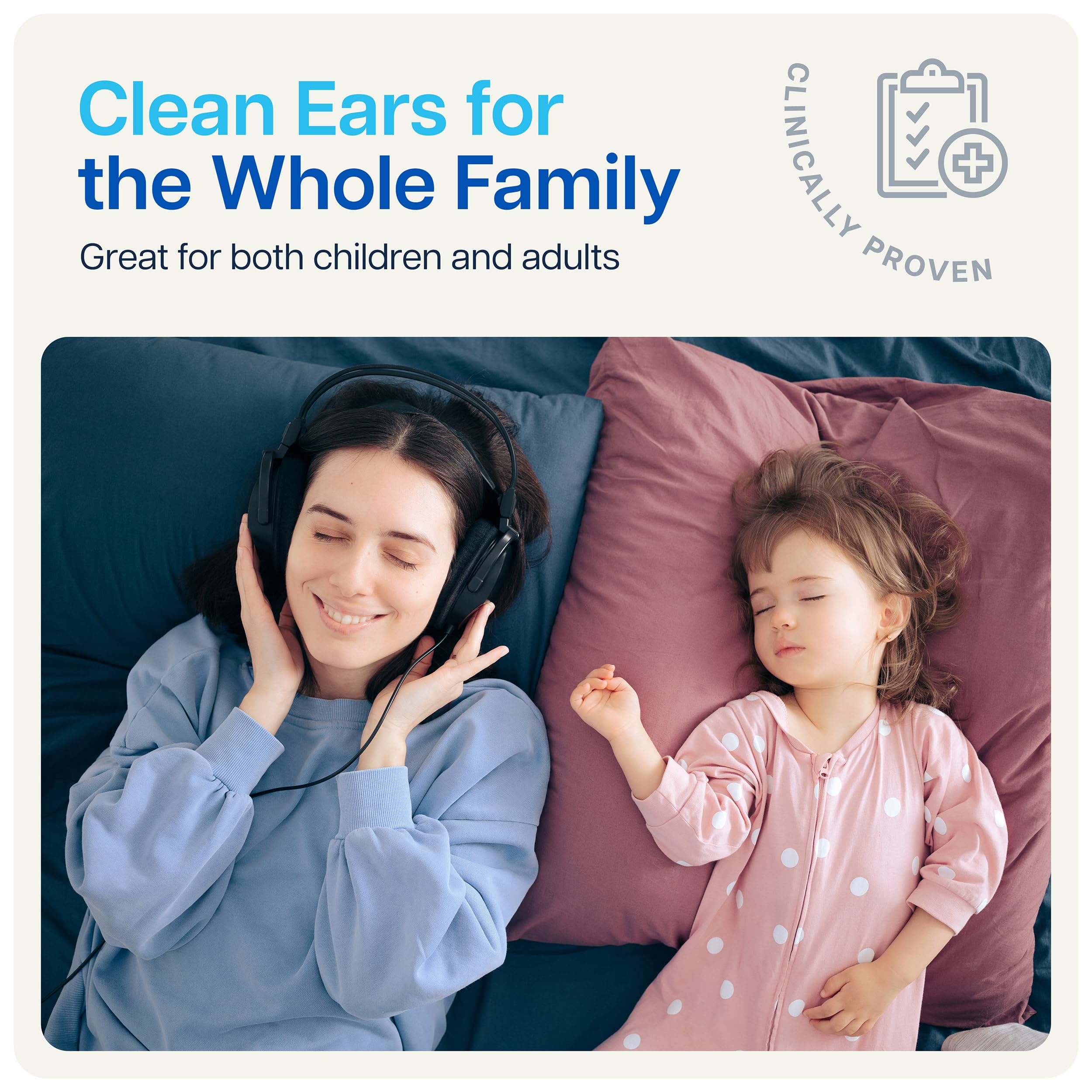 NAVEH PHARMA CleanEars Baby easy-to-use bottle cap close-up.