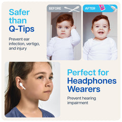 NAVEH PHARMA CleanEars Baby clinically tested spray in use.