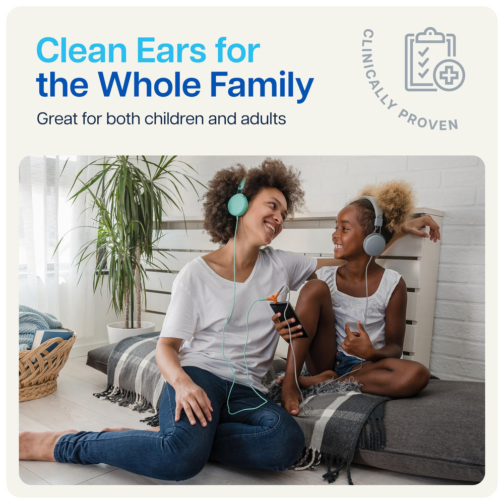 NAVEH PHARMA CleanEars family-friendly solution for all ages.