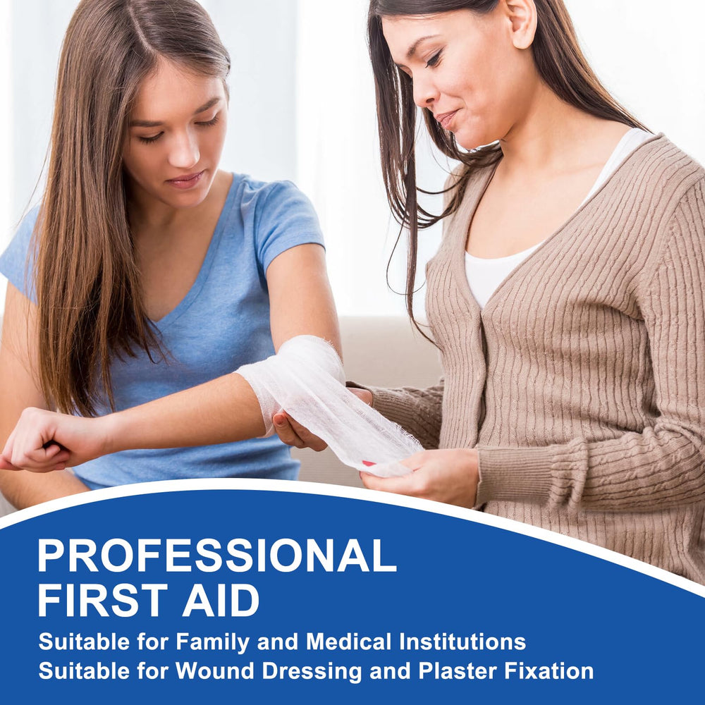 Navona gauze rolls are ideal for hospitals, schools, and home first aid kits.