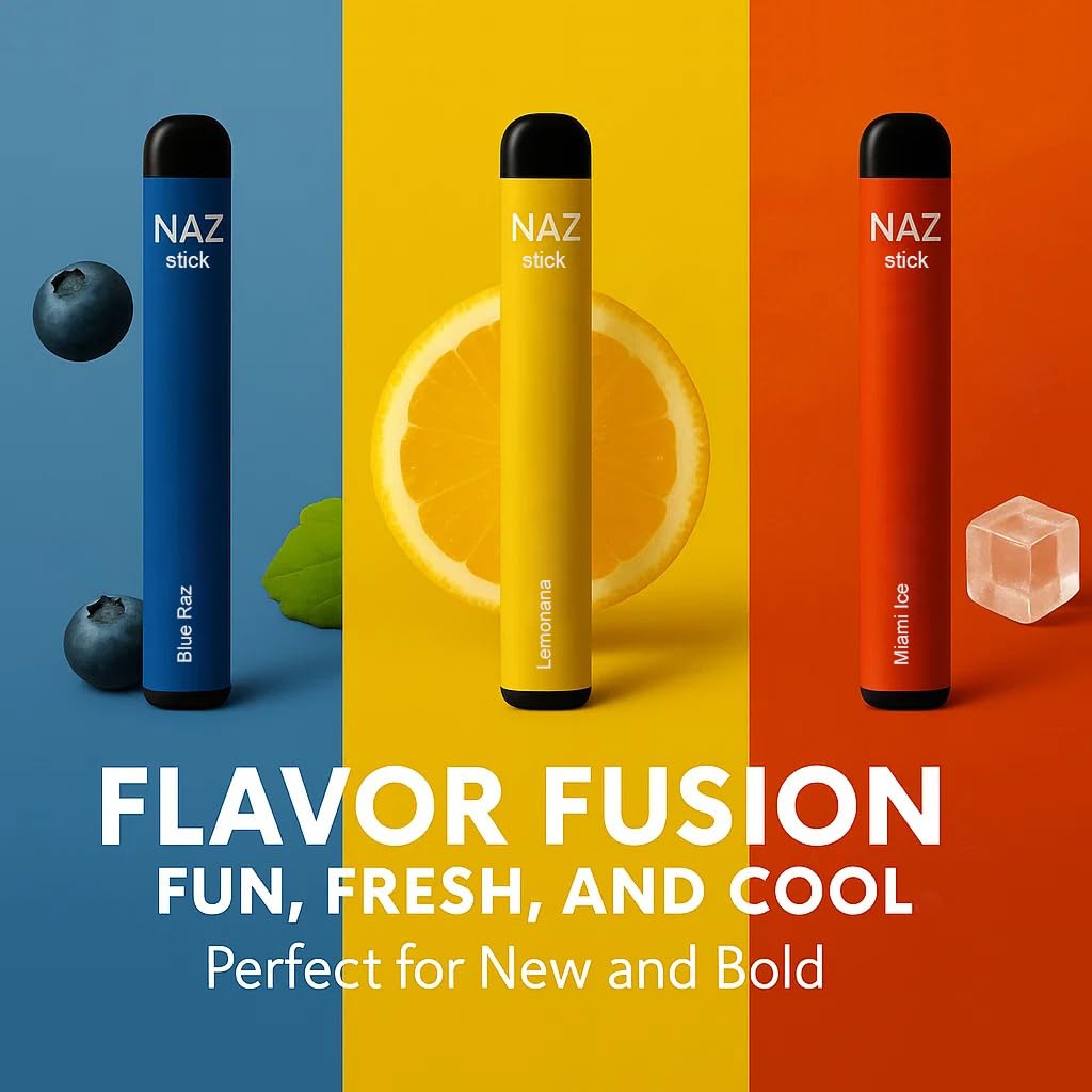 Naz electric nasal inhaler delivering menthol vapor for instant cooling relief.