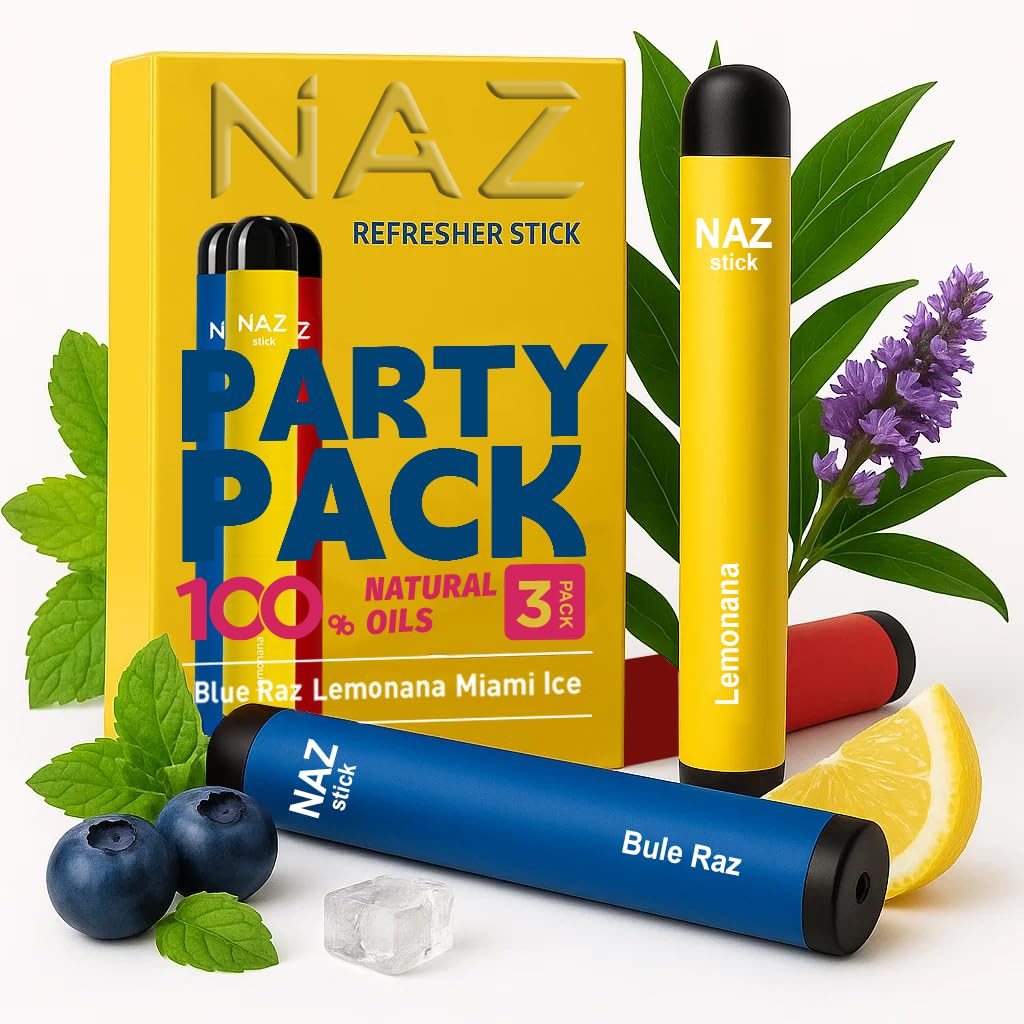 Naz menthol diffuser pen for on-the-go refreshing sensation and easy breathing.
