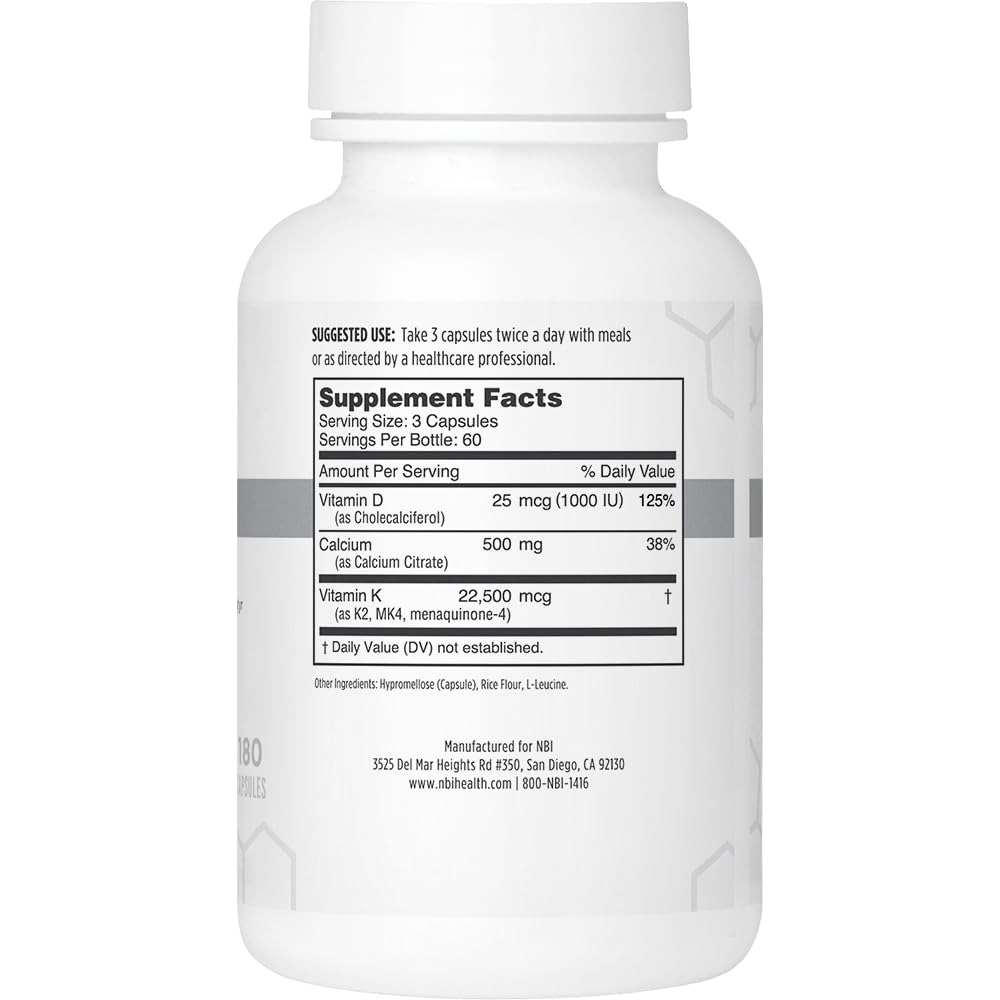 Osteo-K veggie capsules close-up for convenient daily support