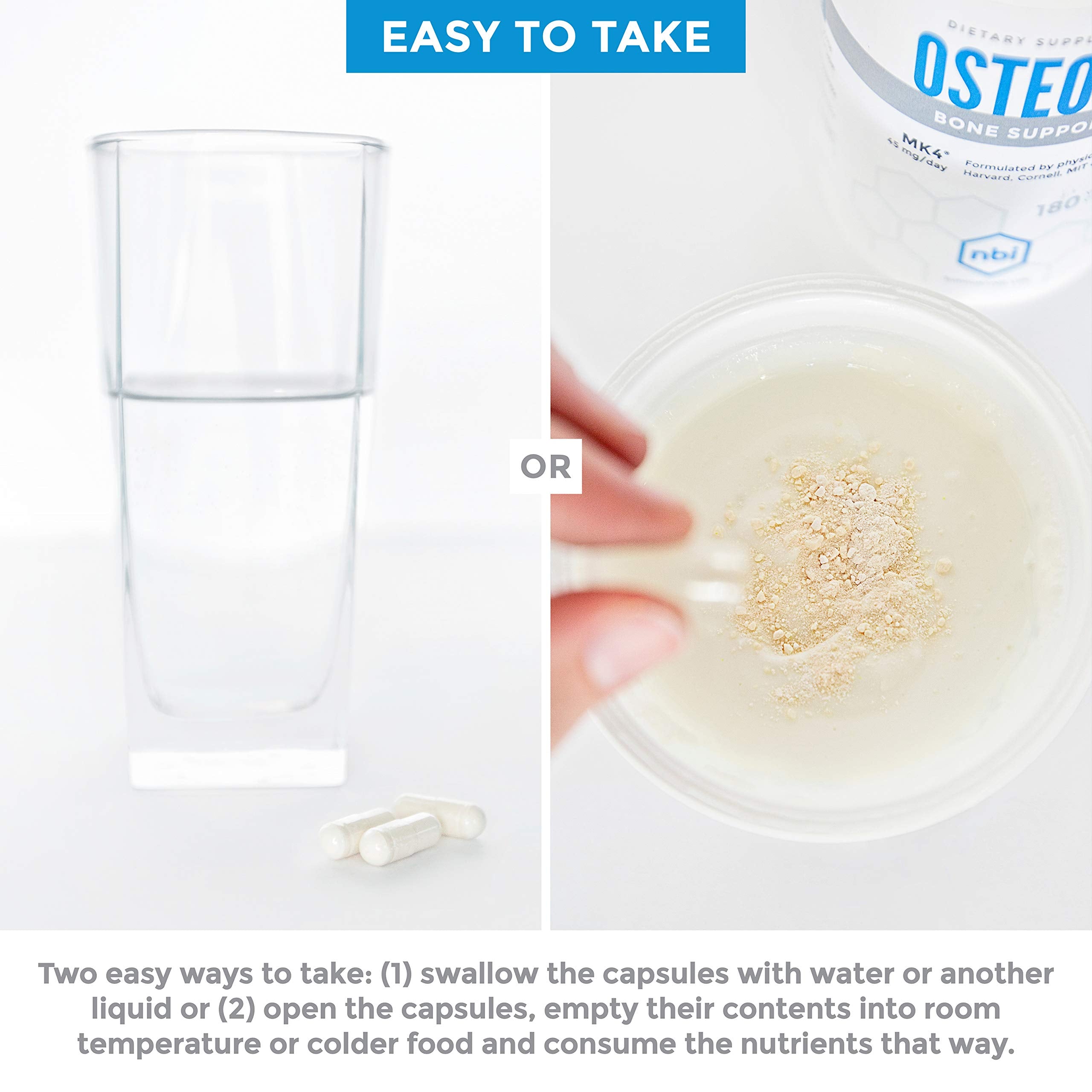 Osteo-K blend featuring vitamin K2 MK4 for comprehensive bone health