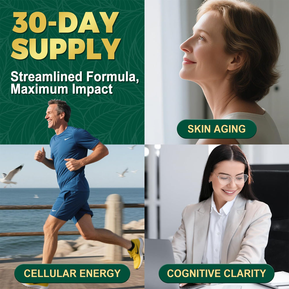 NBOOCUP NAD Capsules closeup highlighting easy-to-swallow capsules for convenient daily use.