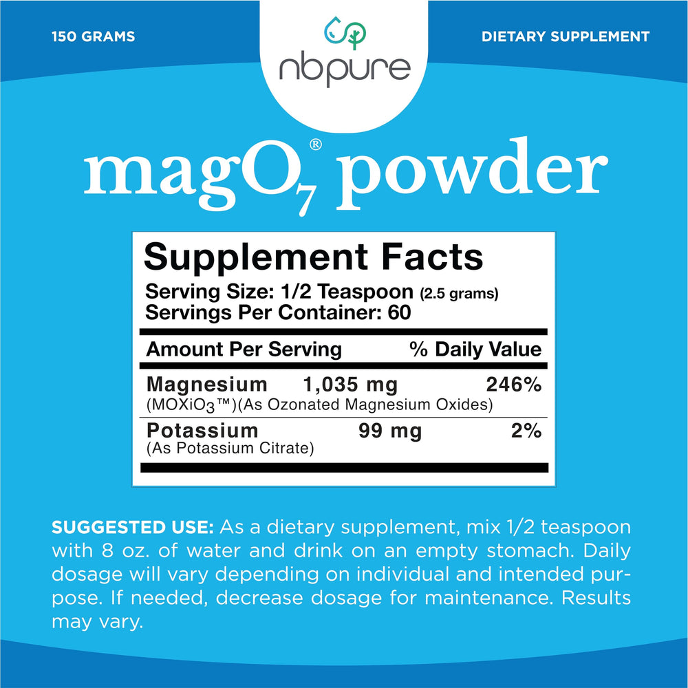 nbpure Mag O7 daily routine for digestive support
