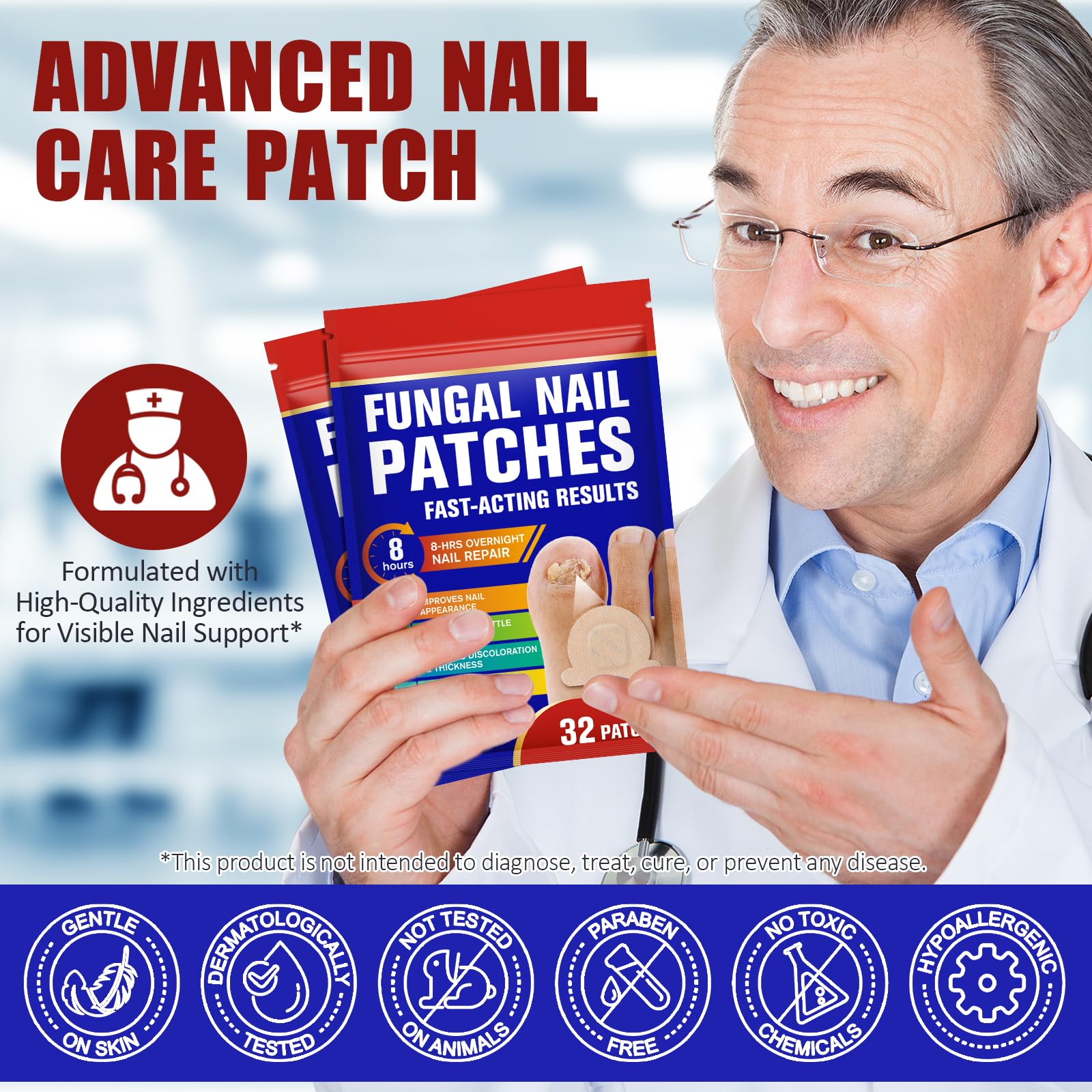 NBTREKTIE 32-patch value pack supports daily nail care and maintenance.