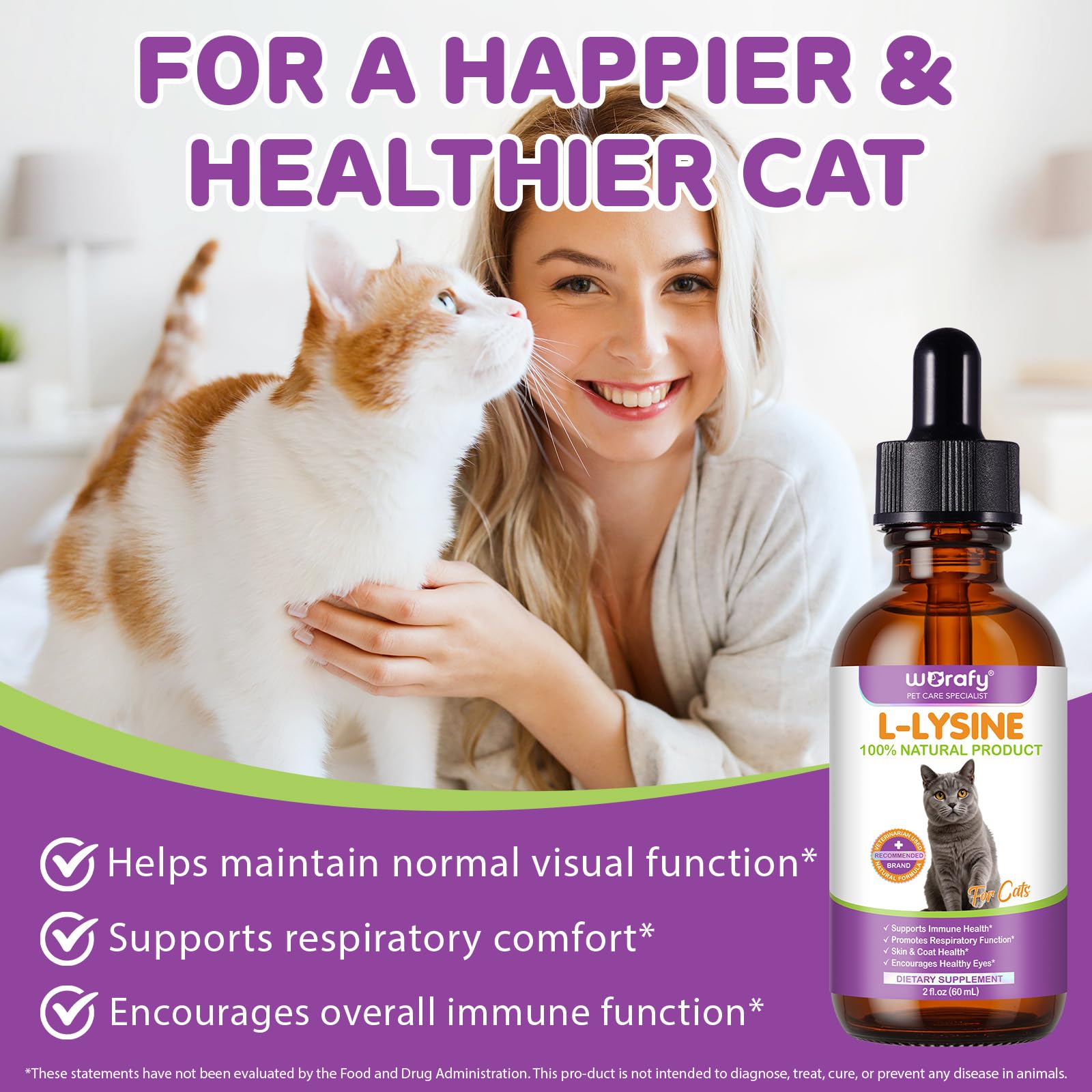 NBTREKTIE Lysine-cat-friendly-supplement-usage shows simple daily care routine.