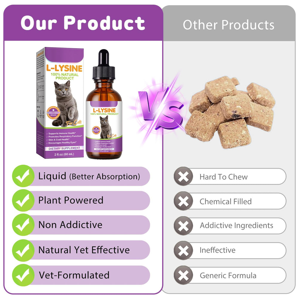 NBTREKTIE Lysine-tear-stains-reduction aids clearer eyes and cleaner fur around eyes.