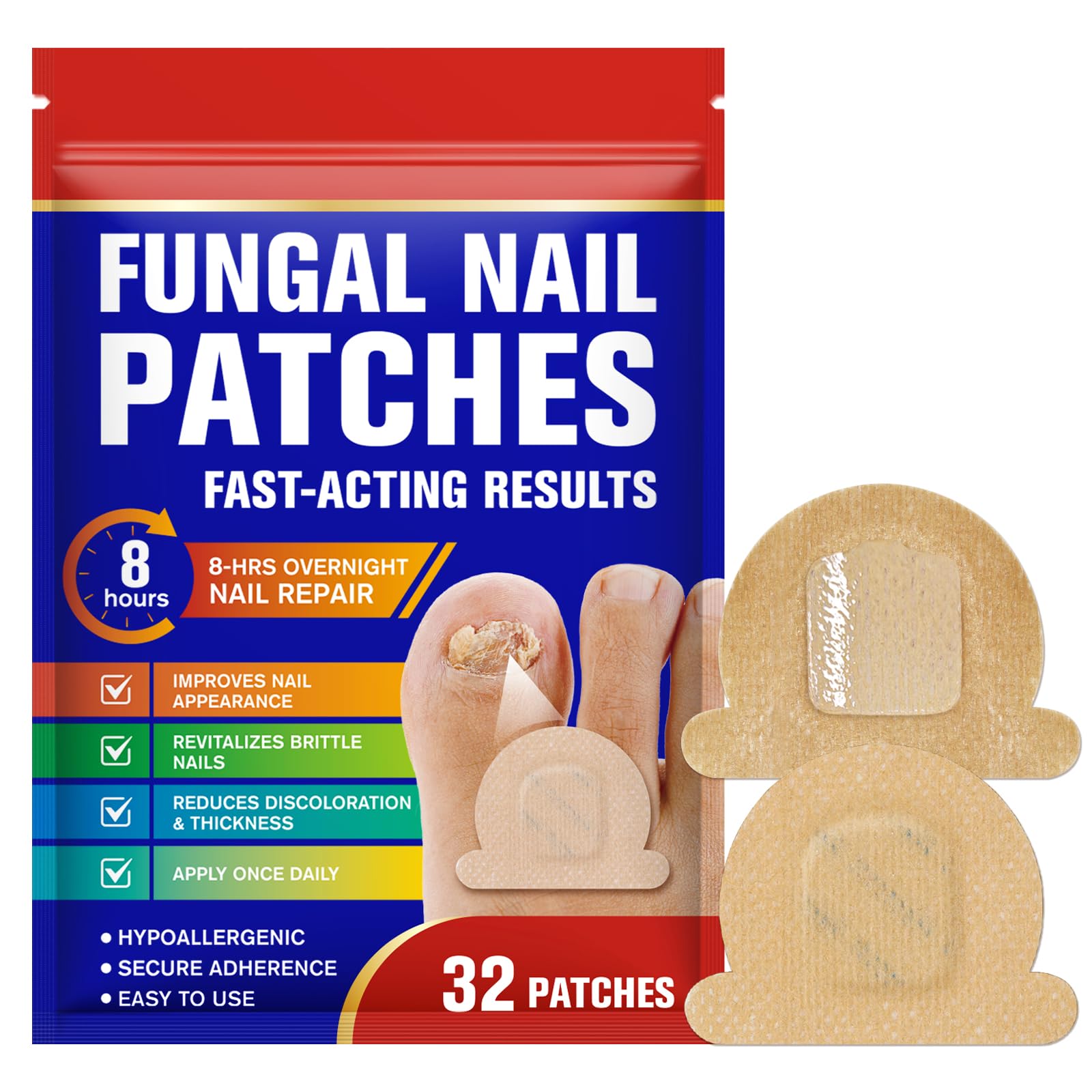 NBTREKTIE nail patch for nighttime use promoting deep conditioning and renewal.