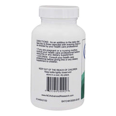 NCI Advanced Research Calcium Orotate Capsules bottle with glass of water supports daily routine.