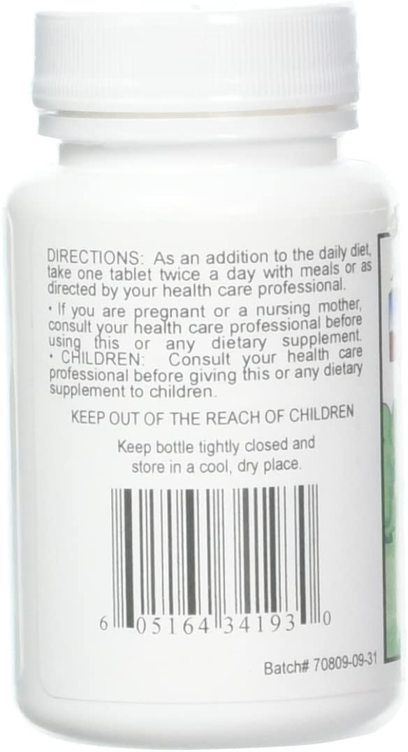 NCI Advanced Research lithium orotate tablets bottle back emphasizes daily use for focus and calm.