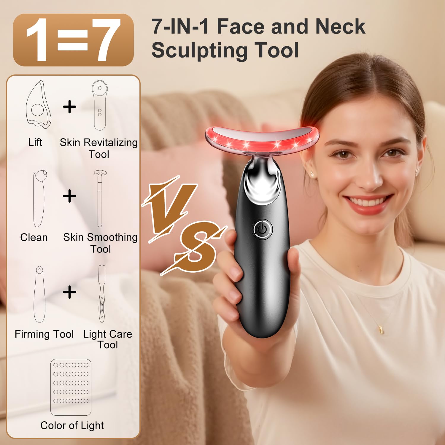 NeatLt green blue light therapy for blemish-prone skin and calm massage