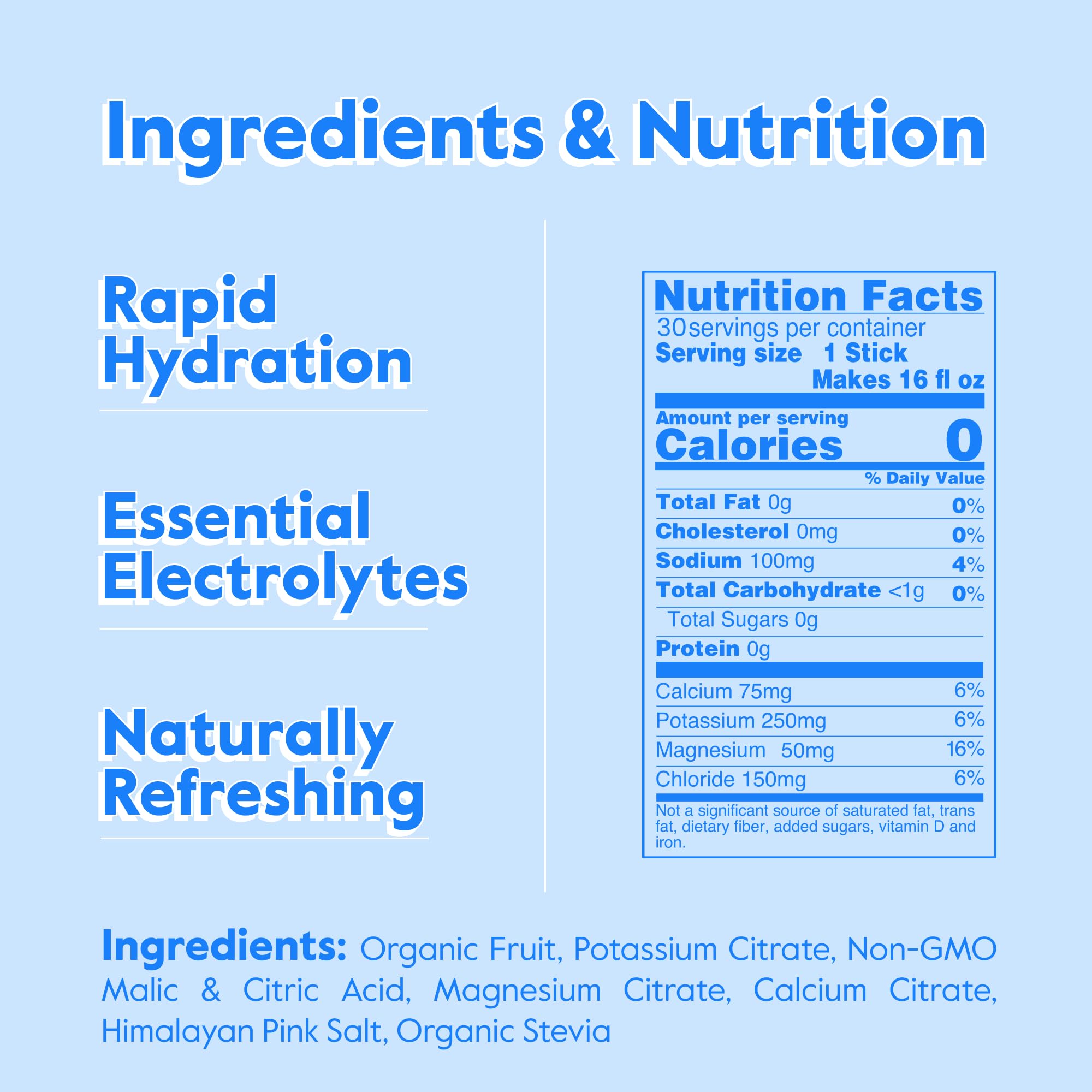 Nectar Hydration Packets pack open showcases real fruit flavor for quick hydration.