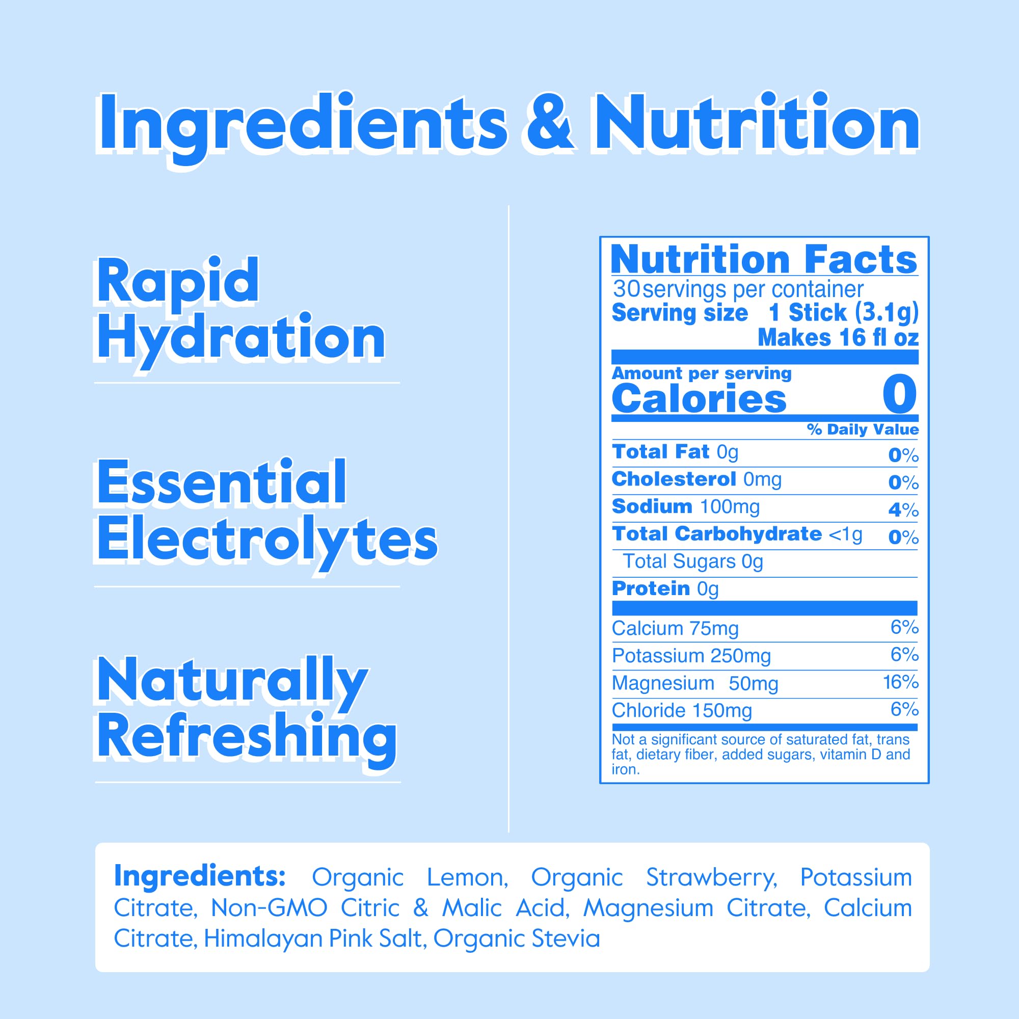 Nectar Hydration Packets Tropical Punch closeup of packets showing real organic fruit flavor for tasty hydration