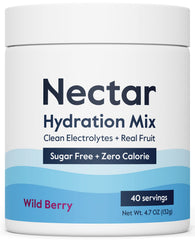 Nectar sugar free electrolytes berry tub front for hydration