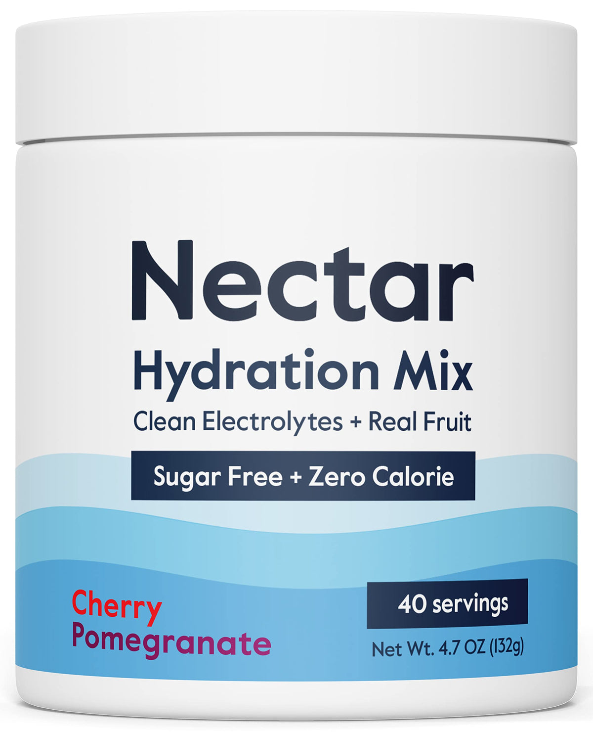 Nectar Sugar Free Electrolytes Powder cherry pom tub for daily hydration