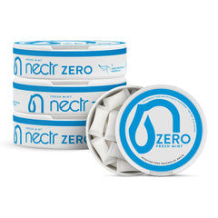 Nectr Energy Zero Pouches main pack front showing mint flavor for craving relief