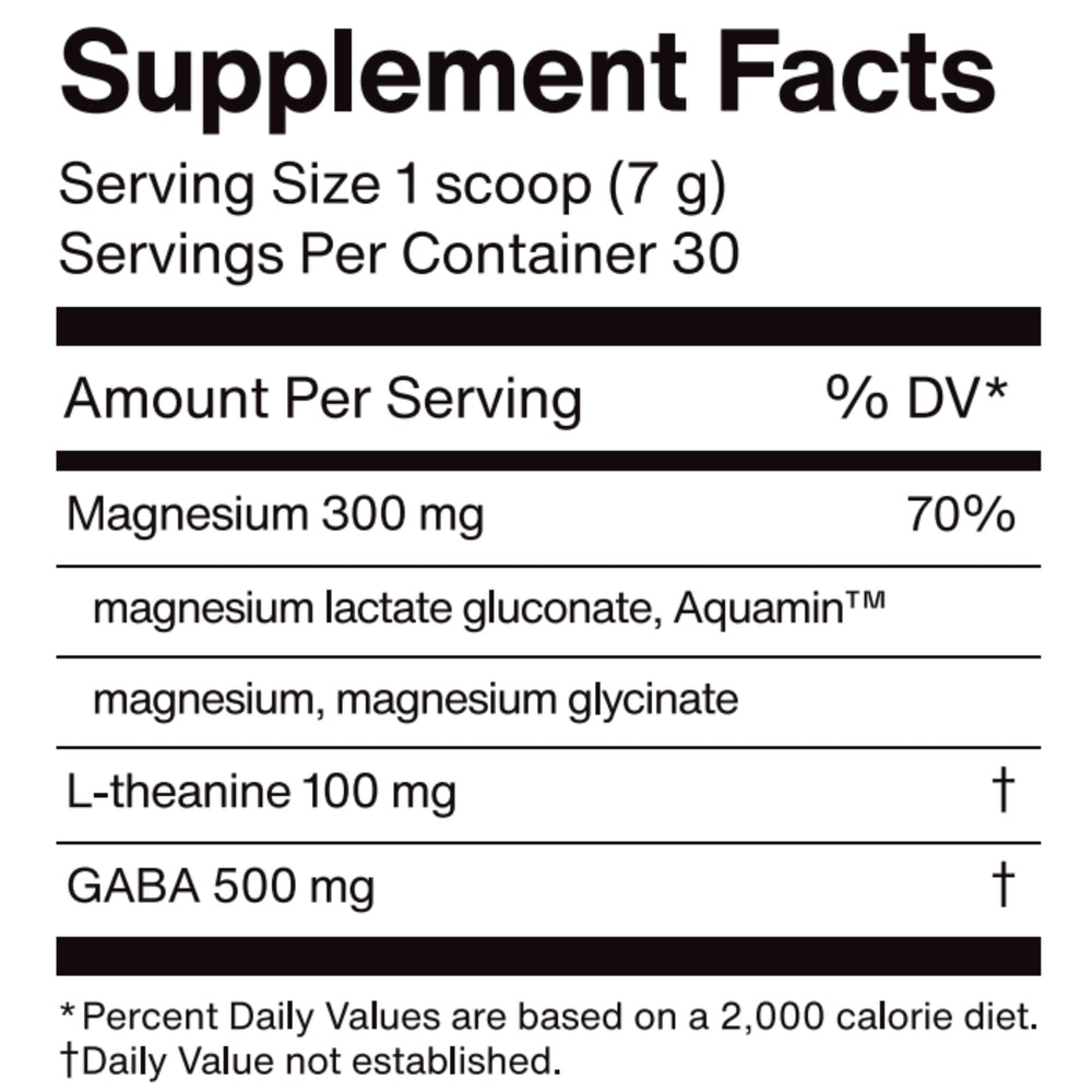 Ned Mellö Magnesium drink glass showing lavenderberry flavor for a calming wind-down