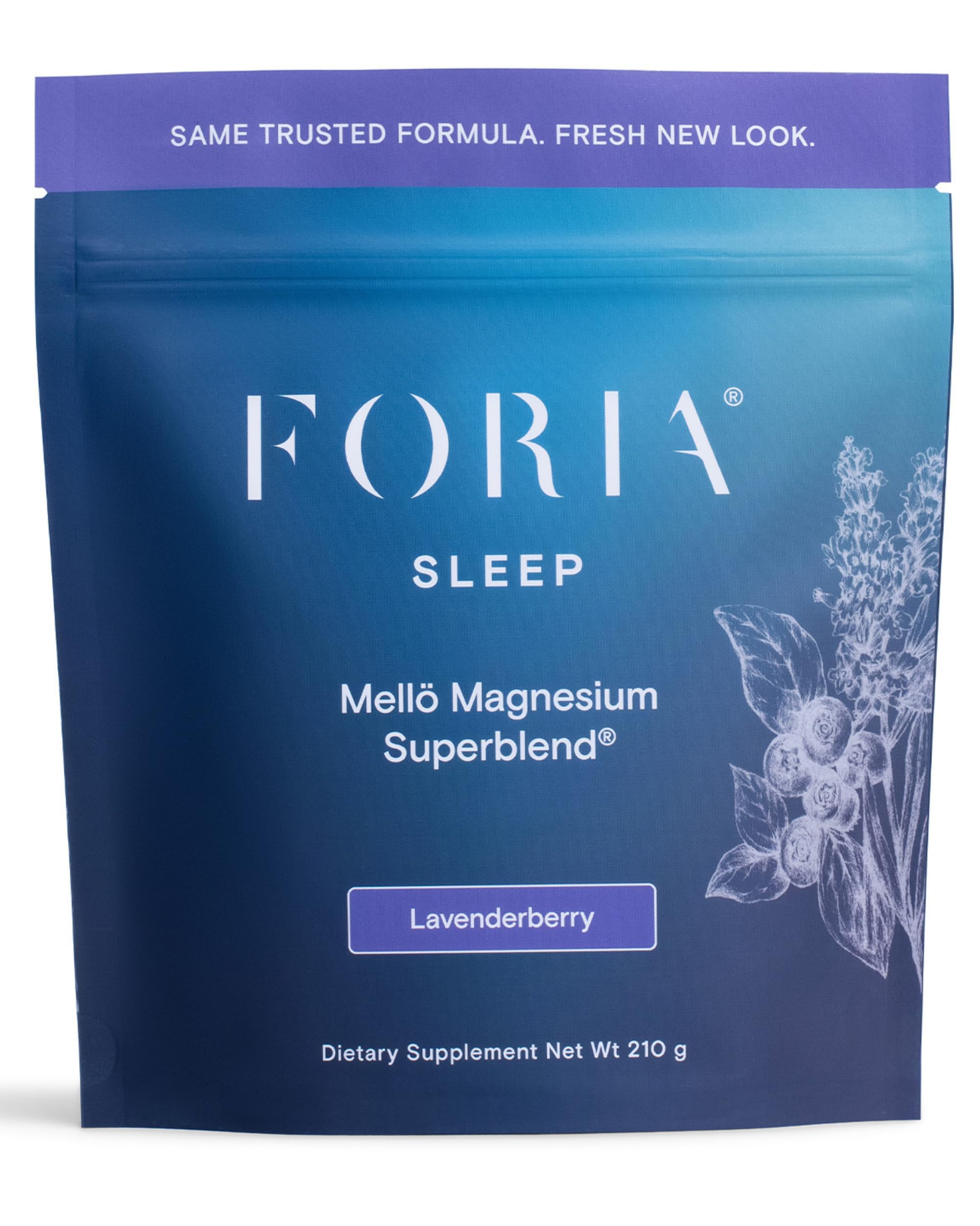 Ned Mellö Magnesium Superblend powder bottle ready for nightly relaxation