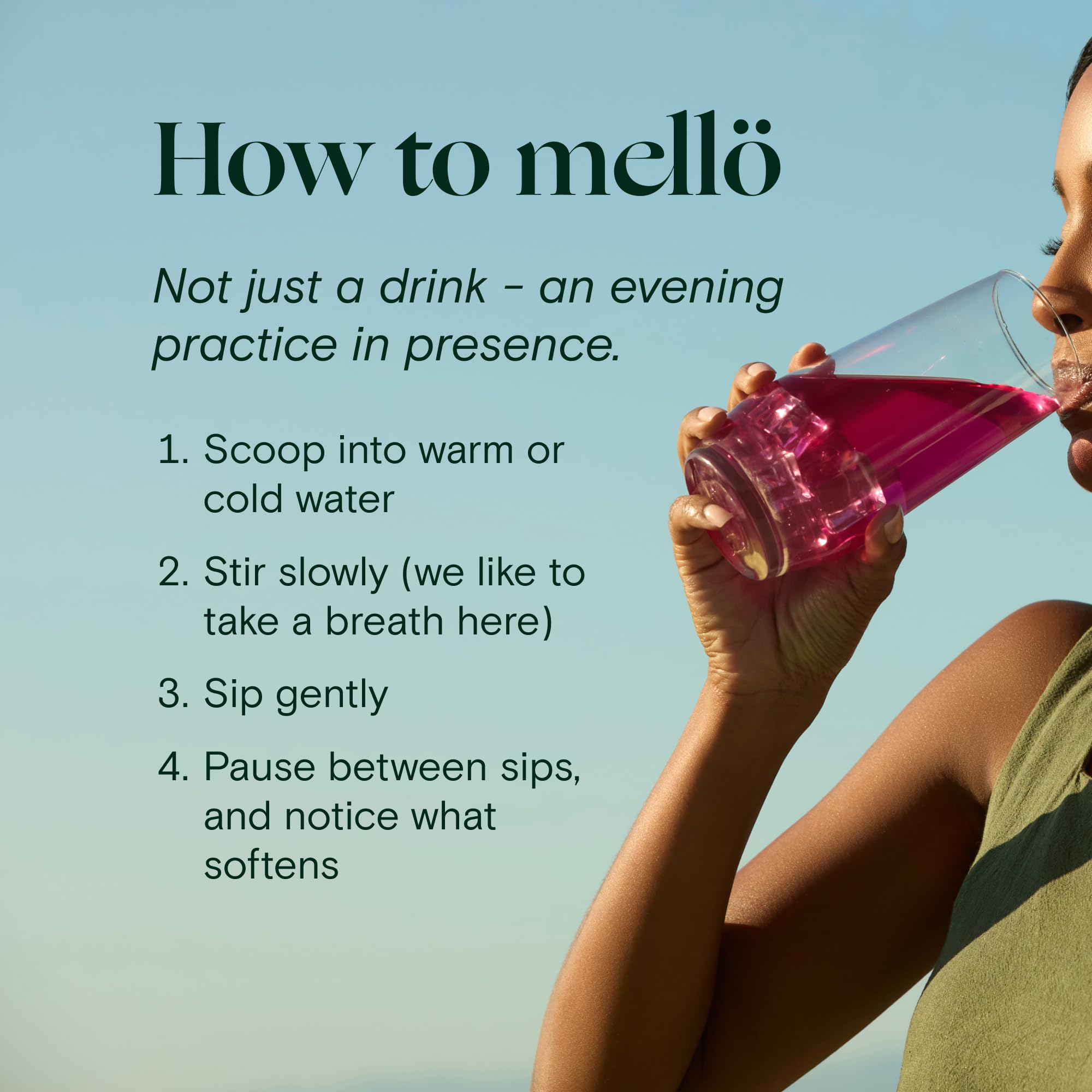 Ned Mellö Magnesium sugar-free formula with organic monk fruit