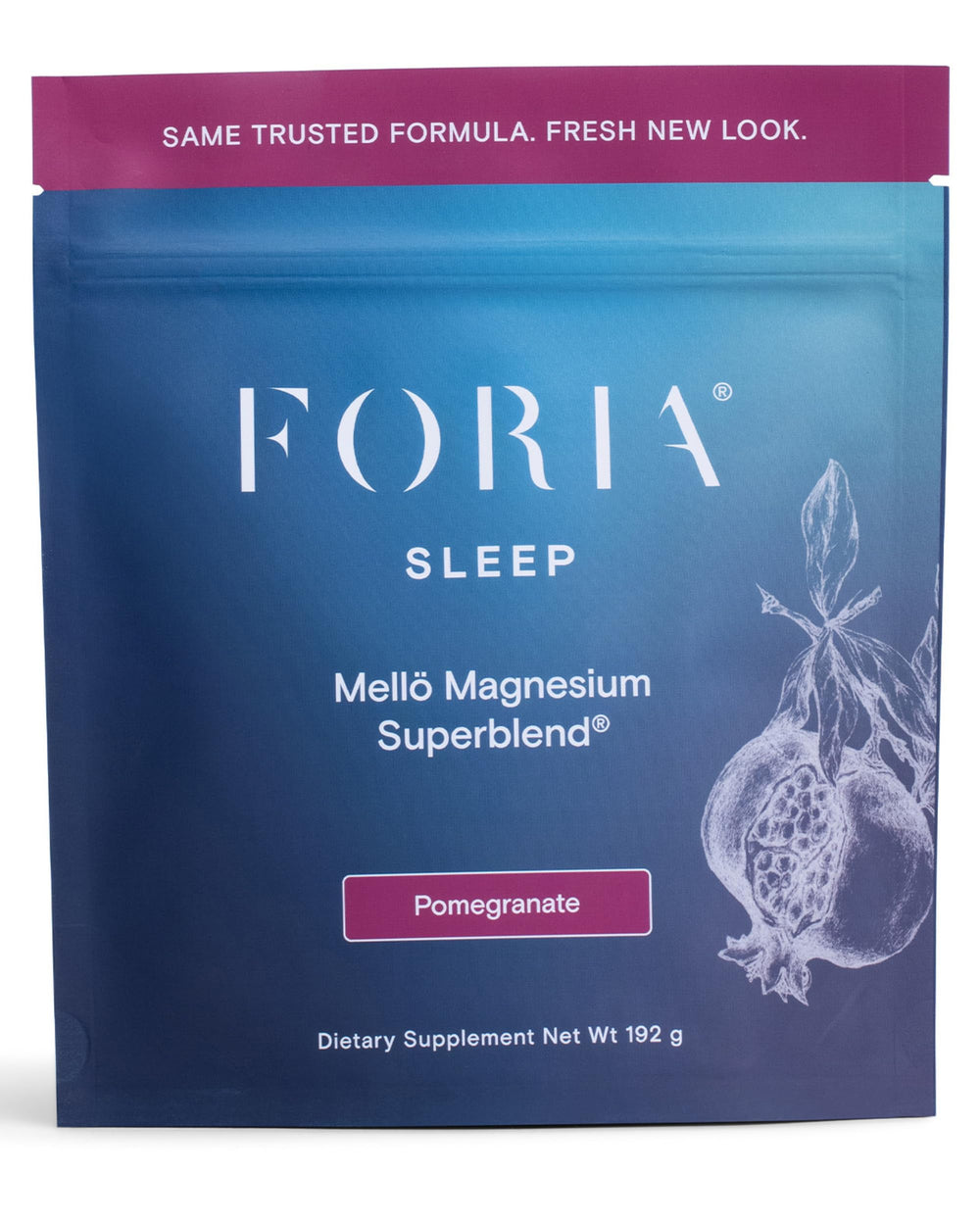 Ned mellö magnesium superblend powder in the pouch for daily calm rituals