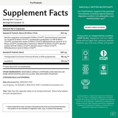 Needed Balance bottle pour shows easy daily probiotic intake.