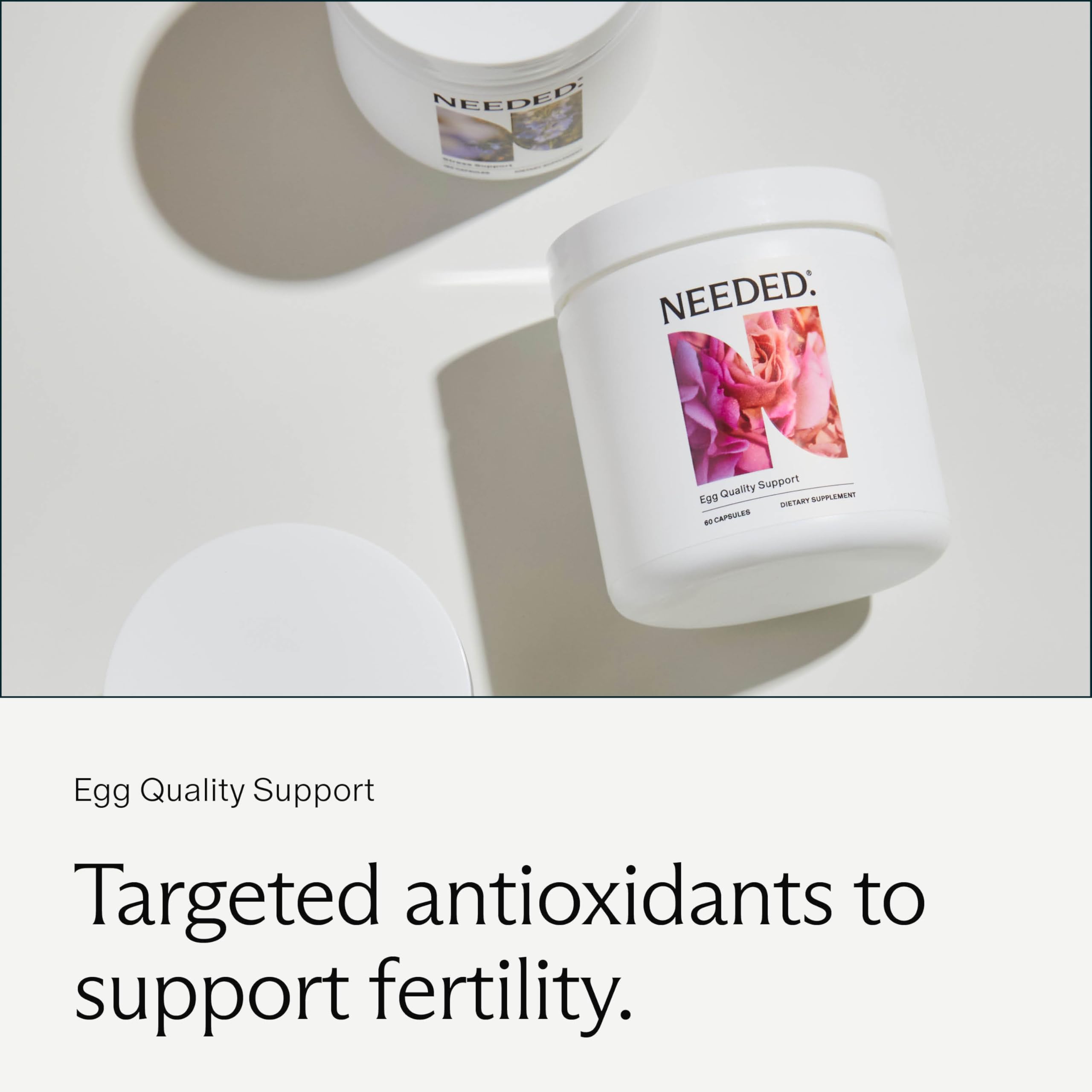 Needed Egg Quality Support contains acetyl L-carnitine for cellular health
