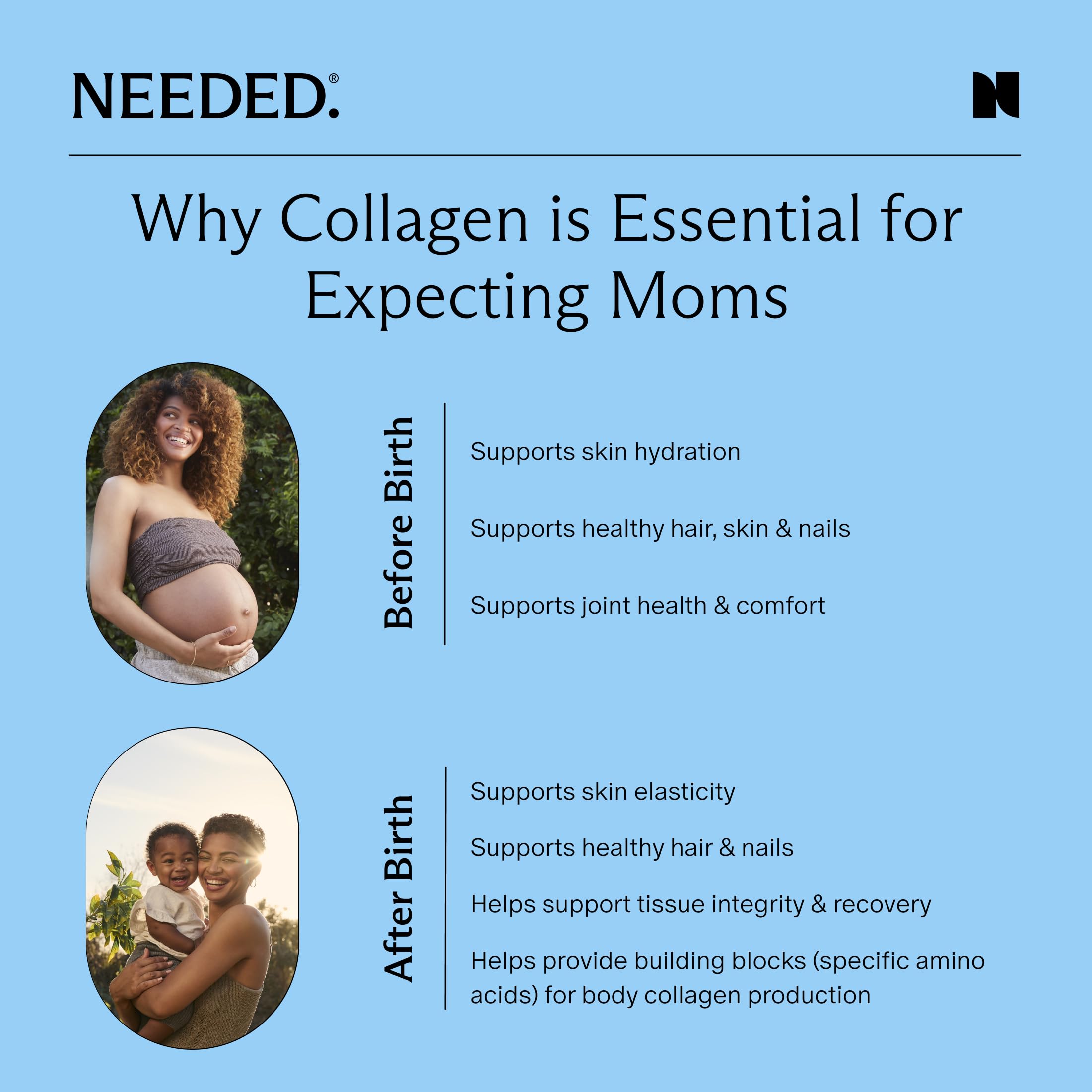 Needed grass-fed collagen source bovine close-up communicates sustainable, hormone-free protein origin