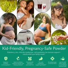 Needed Immune Support Powder mixed into yogurt for kids.