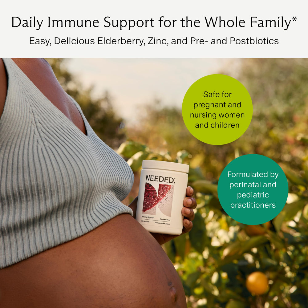 Needed Immune Support Powder stirred into water or smoothie.