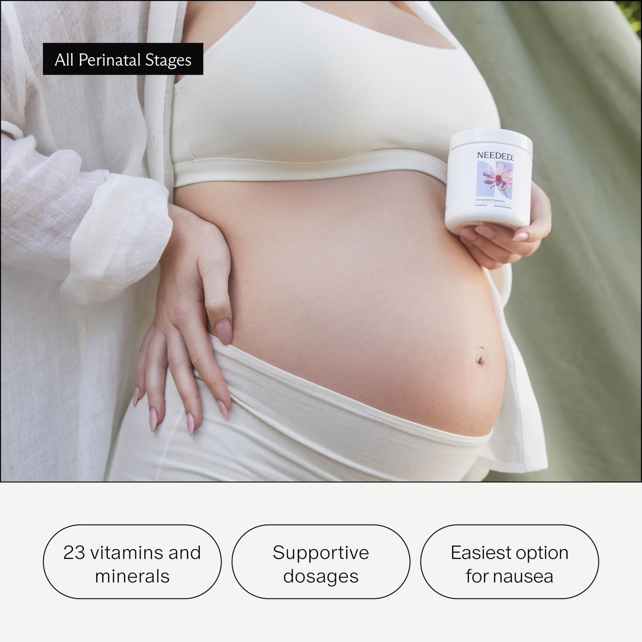 Needed Prenatal citrus scent insert shows fresh aroma during use.