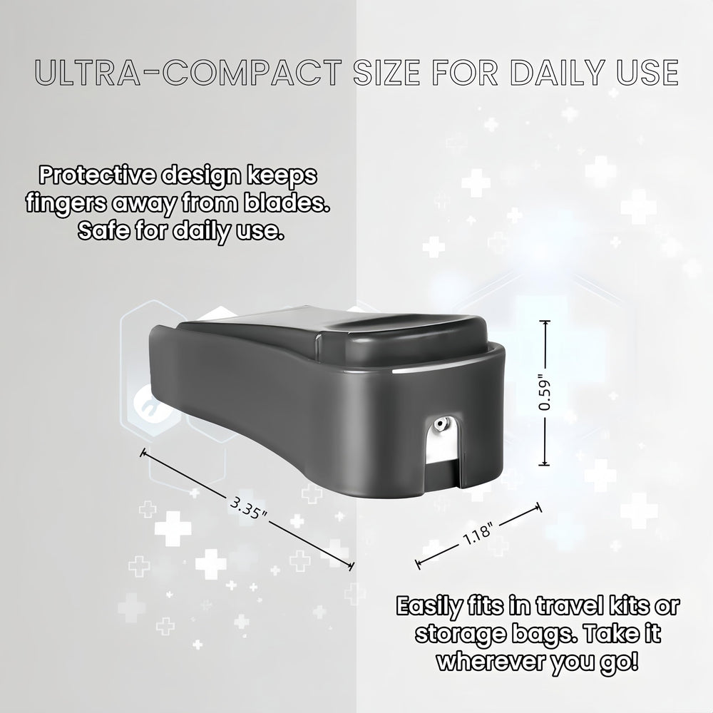 Needle Tip Clipper Black travel-size design is ideal for on-the-go crafting