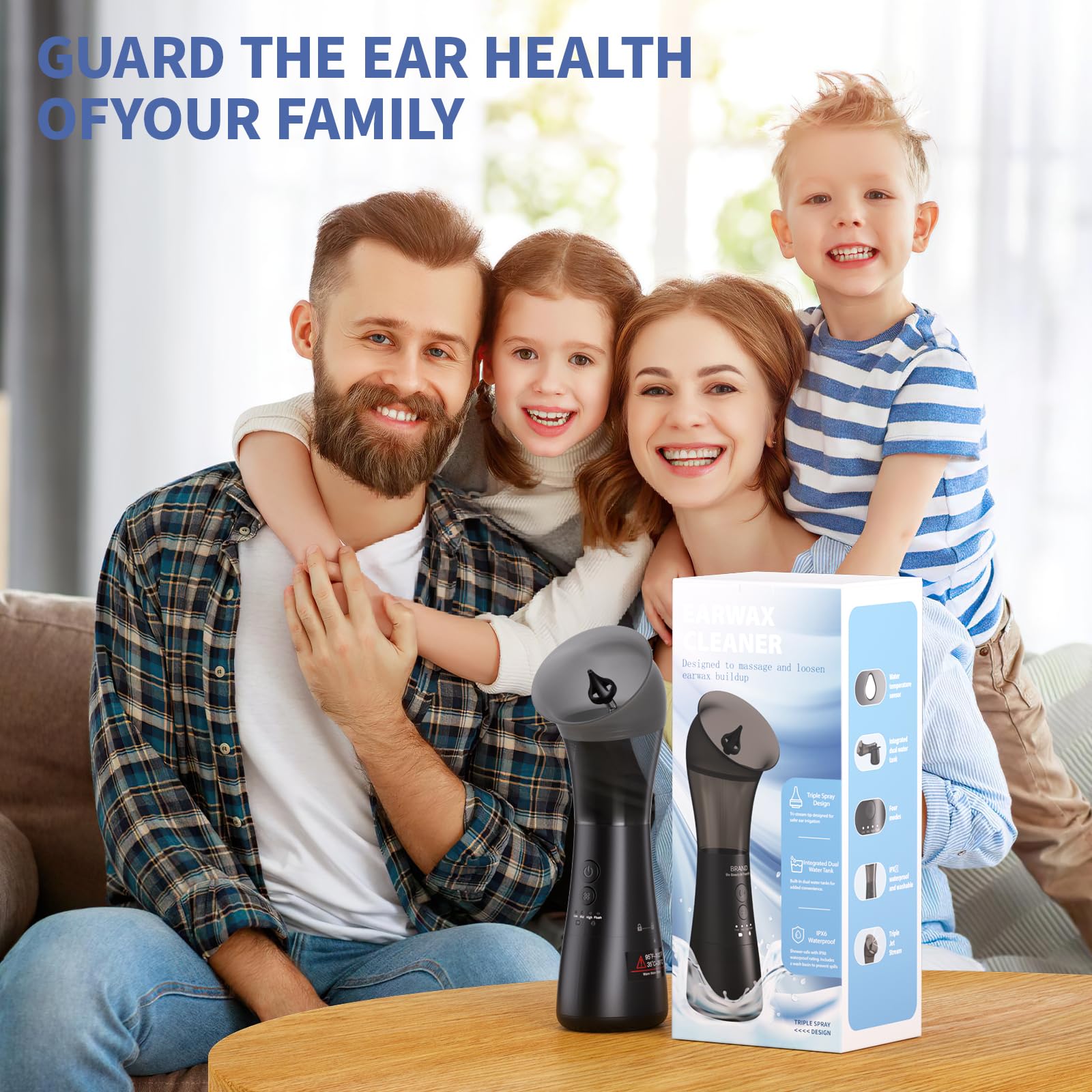 NEGAHU three-hole nozzle set is included for versatile cleaning.