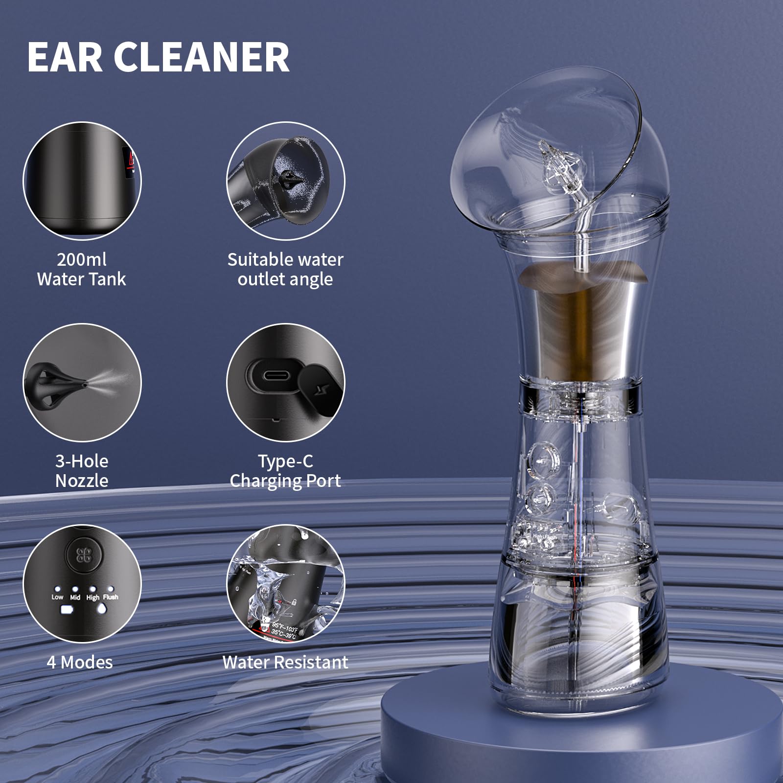 NEGAHU top-tank drain design enables quick, mess-free wastewater disposal.