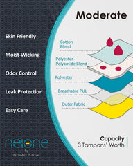 Close-up of Neione modal fabric showing soft, breathable texture.