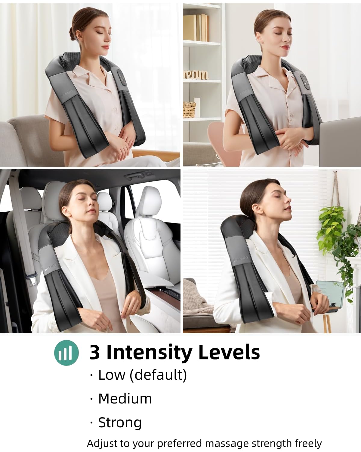 Nekteck back and shoulder massage for post work relaxation