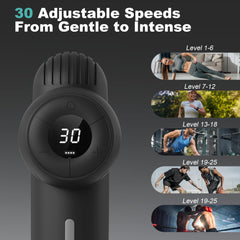 Nekteck five massage heads ready for targeted muscle work and versatility.
