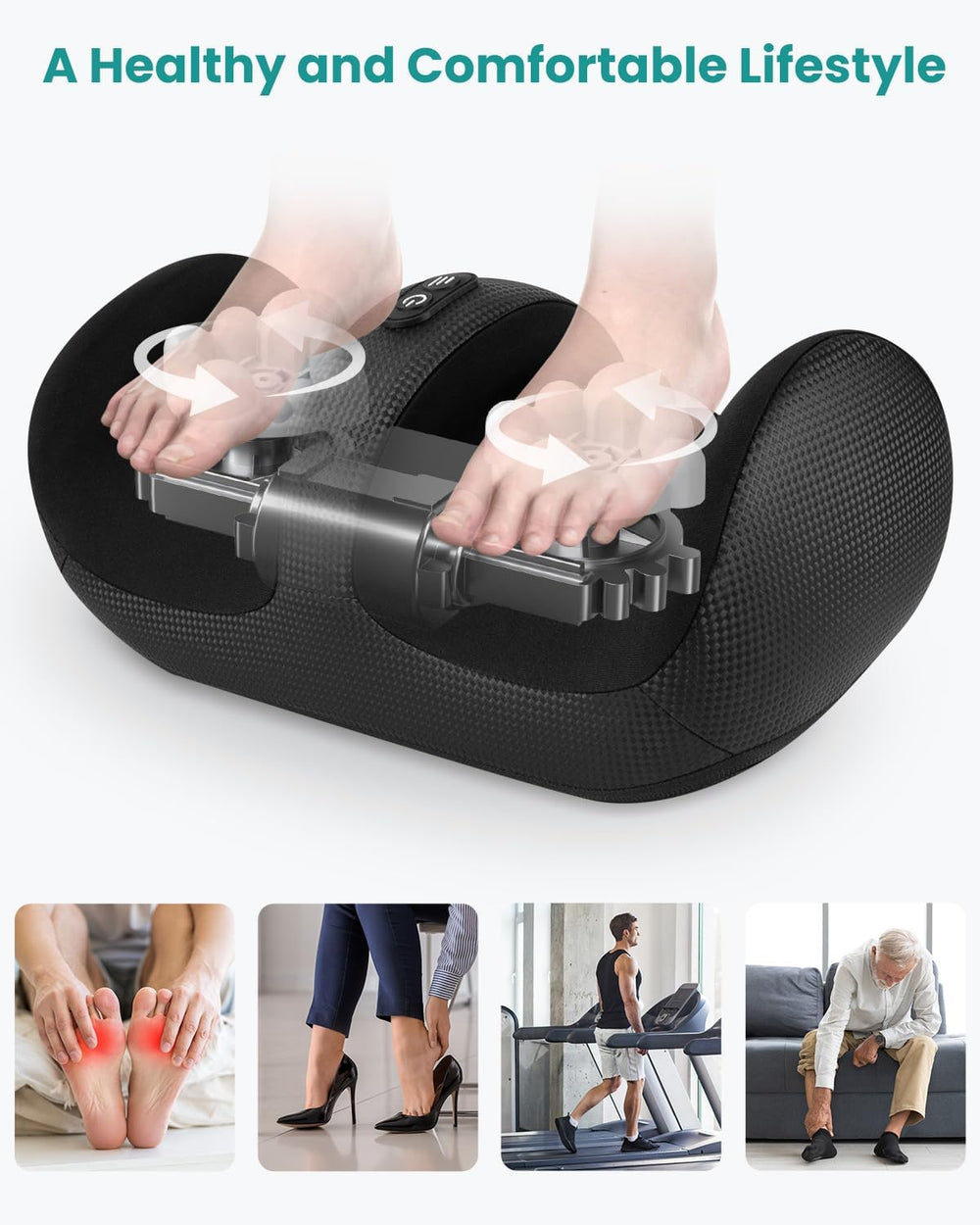 Nekteck compact design fits under desks for discreet use