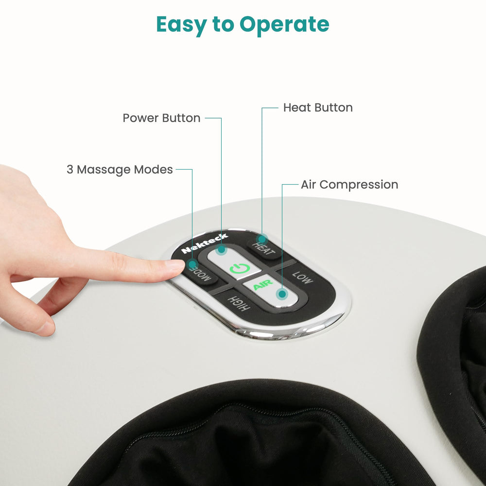 Nekteck Foot Massager deep kneading nodes mimicking professional massage